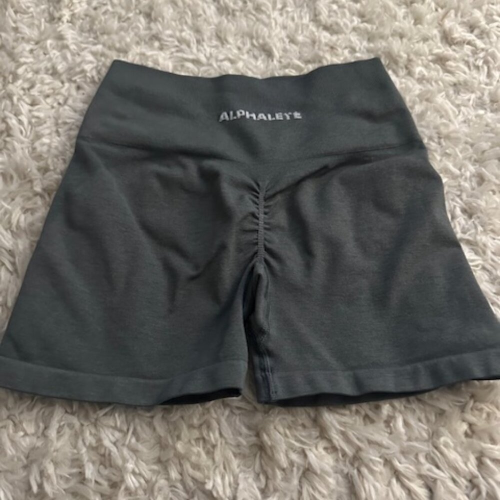 Alphalete Amplify Grey Short Sz Small